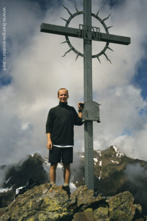 Ich auf dem Gipfel des Schwarzkogl